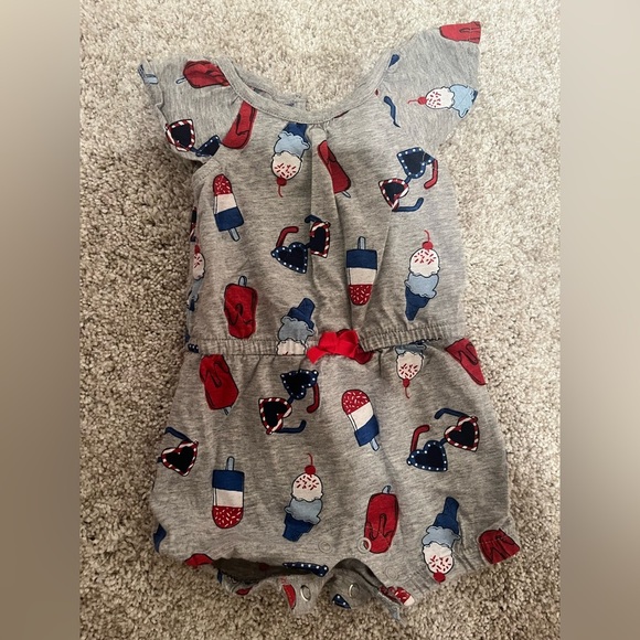 6month button romper - Picture 1 of 1